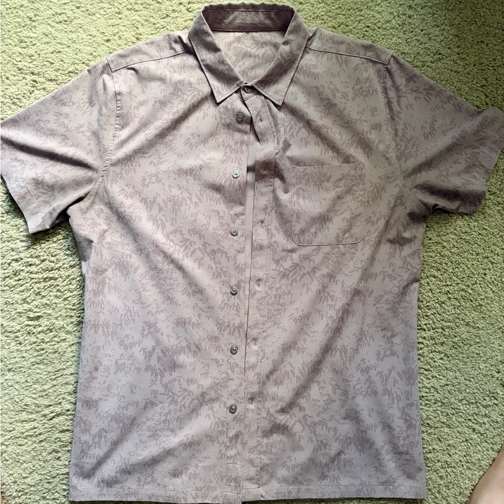 Vuori, Light RED/pink, patterned, Medium Men’s Medium